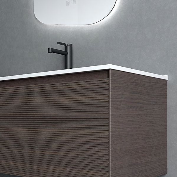 LED Mirror backlit with COB light strip, CCT: 2800K~6000K, adjustable colour, three colors, with the function of dimming and defogger