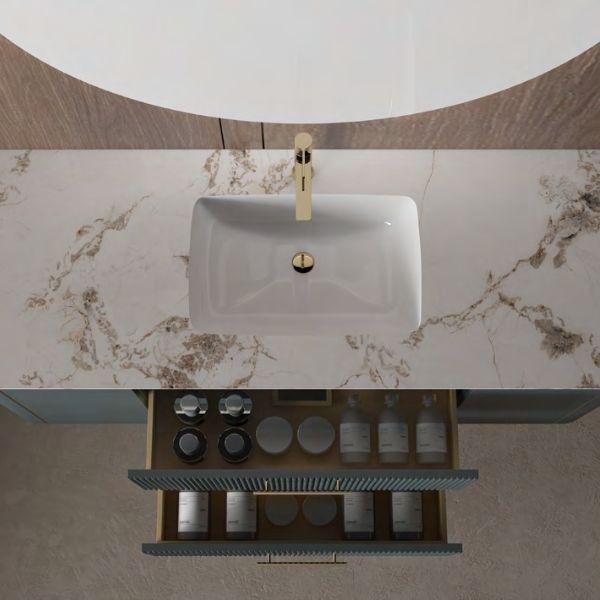 Artemisia Modern Curved Wall-Hung Vanity